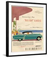 GM Oldsmobile-Holidy Classic98-null-Framed Art Print