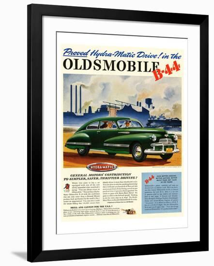 GM Oldsmobile-Hydramatic Drive-null-Framed Art Print