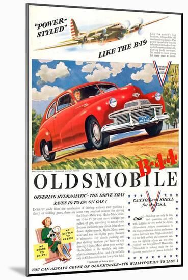 GM Oldsmobile - Like the B-19-null-Mounted Art Print