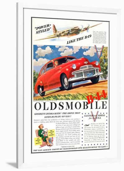 GM Oldsmobile - Like the B-19-null-Framed Art Print