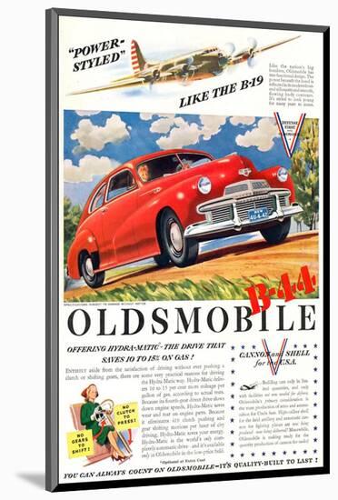 GM Oldsmobile - Like the B-19-null-Mounted Art Print