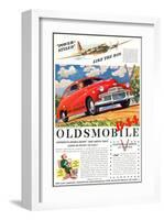 GM Oldsmobile - Like the B-19-null-Framed Art Print