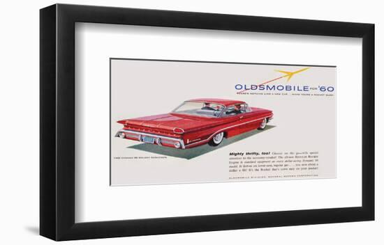 GM Oldsmobile - Mighty Thrifty-null-Framed Art Print