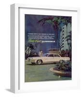 GM Oldsmobile - Ninety Eight-null-Framed Art Print