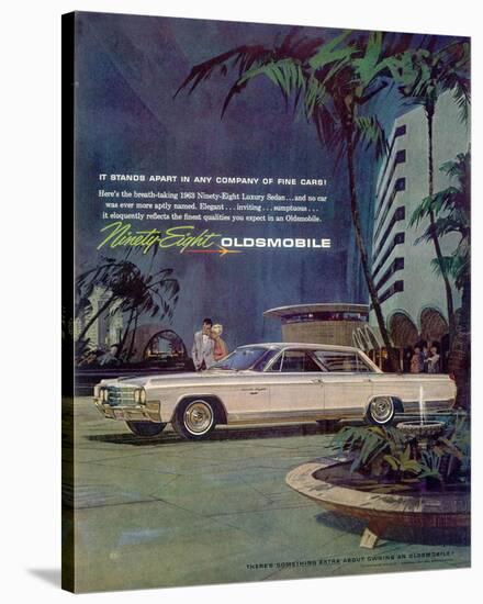 GM Oldsmobile - Ninety Eight-null-Stretched Canvas