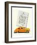 GM Oldsmobile-No Shift Driving-null-Framed Art Print