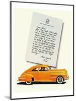 GM Oldsmobile-No Shift Driving-null-Mounted Art Print