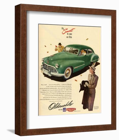 GM Oldsmobile - Own An Olds-null-Framed Art Print