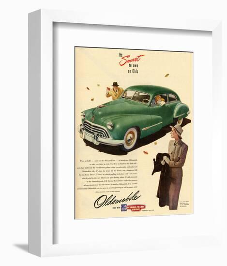 GM Oldsmobile - Own An Olds-null-Framed Art Print