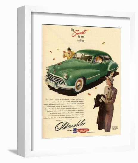 GM Oldsmobile - Own An Olds-null-Framed Art Print