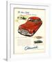 GM Oldsmobile-Postwar Driving!-null-Framed Art Print