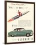 GM Oldsmobile- Ride the Rocket-null-Framed Premium Giclee Print