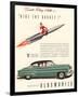 GM Oldsmobile- Ride the Rocket-null-Framed Premium Giclee Print