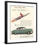 GM Oldsmobile- Ride the Rocket-null-Framed Art Print