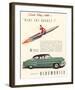 GM Oldsmobile- Ride the Rocket-null-Framed Art Print