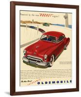 GM Oldsmobile - Rocket Engine-null-Framed Premium Giclee Print