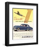 GM Oldsmobile - Rocket Engine-null-Framed Art Print