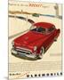 GM Oldsmobile - Rocket Engine-null-Mounted Art Print