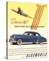 GM Oldsmobile - Rocket Engine-null-Stretched Canvas