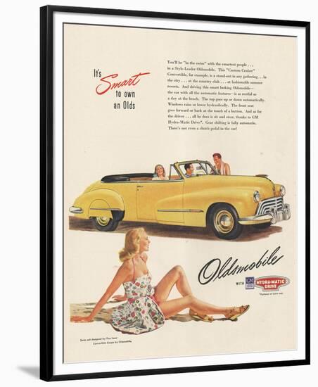 GM Oldsmobile - Smart to Own-null-Framed Premium Giclee Print