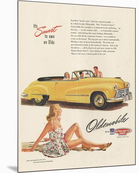 GM Oldsmobile - Smart to Own-null-Mounted Premium Giclee Print