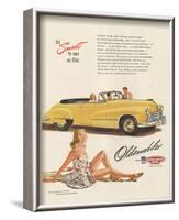 GM Oldsmobile - Smart to Own-null-Framed Art Print