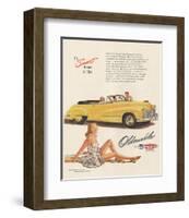 GM Oldsmobile - Smart to Own-null-Framed Art Print