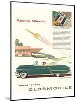 GM Oldsmobile - Sports Classic-null-Mounted Art Print