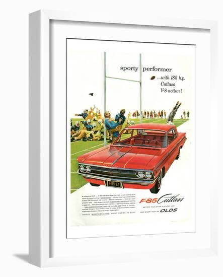 GM Oldsmobile-Sporty Performer-null-Framed Art Print