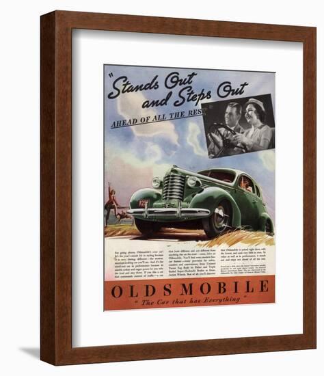 GM Oldsmobile - Stands Out-null-Framed Art Print
