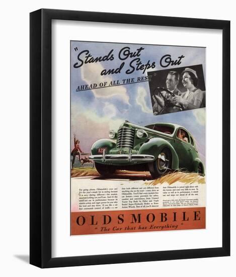 GM Oldsmobile - Stands Out-null-Framed Art Print