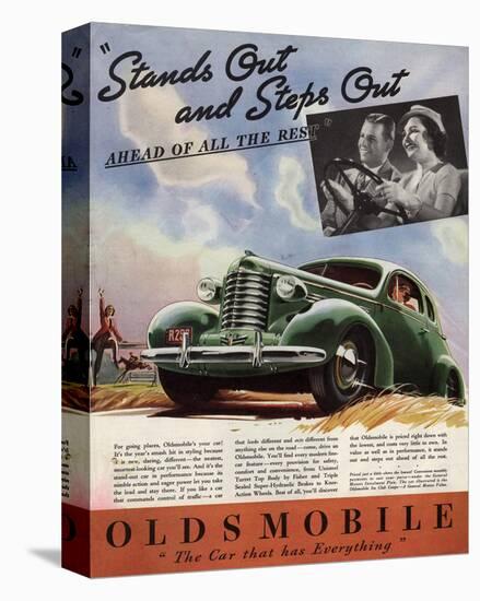 GM Oldsmobile - Stands Out-null-Stretched Canvas