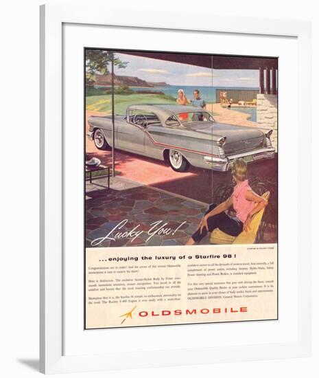 GM Oldsmobile - Starfire 98-null-Framed Art Print