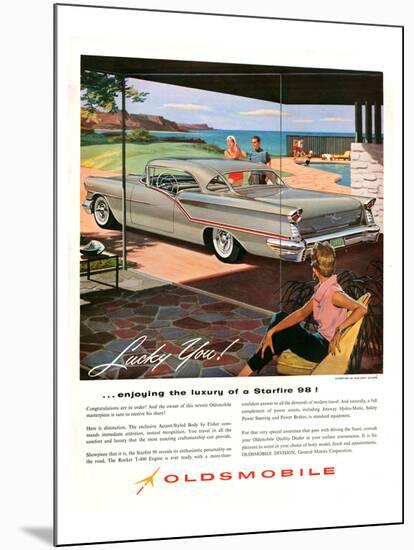 GM Oldsmobile - Starfire 98!-null-Mounted Art Print