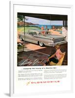 GM Oldsmobile - Starfire 98!-null-Framed Art Print