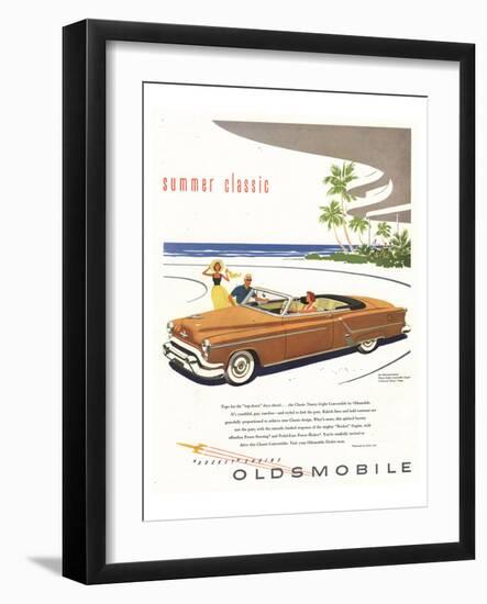 GM Oldsmobile - Summer Classic-null-Framed Art Print