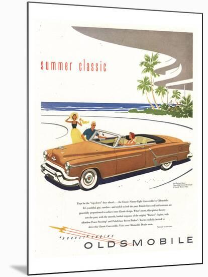 GM Oldsmobile - Summer Classic-null-Mounted Art Print