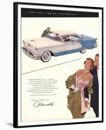 GM Oldsmobile - the Fine Line-null-Framed Premium Giclee Print