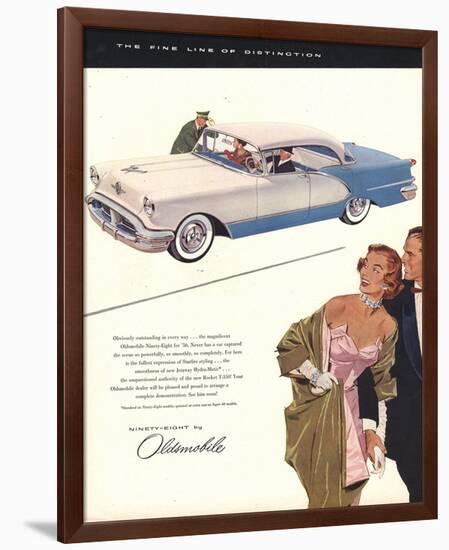 GM Oldsmobile - the Fine Line-null-Framed Premium Giclee Print