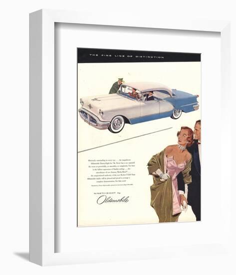 GM Oldsmobile - the Fine Line-null-Framed Art Print