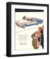 GM Oldsmobile - the Fine Line-null-Framed Art Print