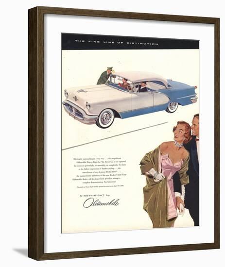 GM Oldsmobile - the Fine Line-null-Framed Art Print