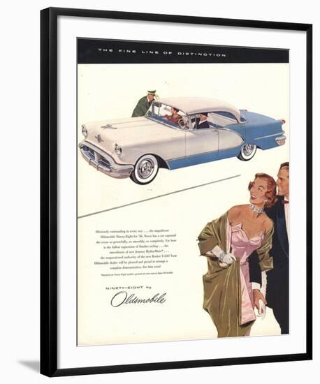 GM Oldsmobile - the Fine Line-null-Framed Art Print