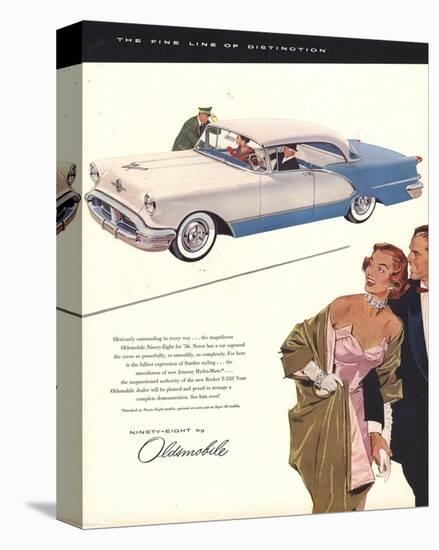 GM Oldsmobile - the Fine Line-null-Stretched Canvas