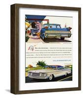 GM Oldsmobile- With the Leader-null-Framed Art Print