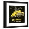 GM Only Chevrolet is First-null-Framed Art Print