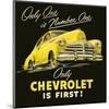 GM Only Chevrolet is First-null-Mounted Art Print
