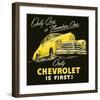 GM Only Chevrolet is First-null-Framed Art Print