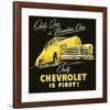 GM Only Chevrolet is First-null-Framed Art Print