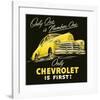 GM Only Chevrolet is First-null-Framed Art Print